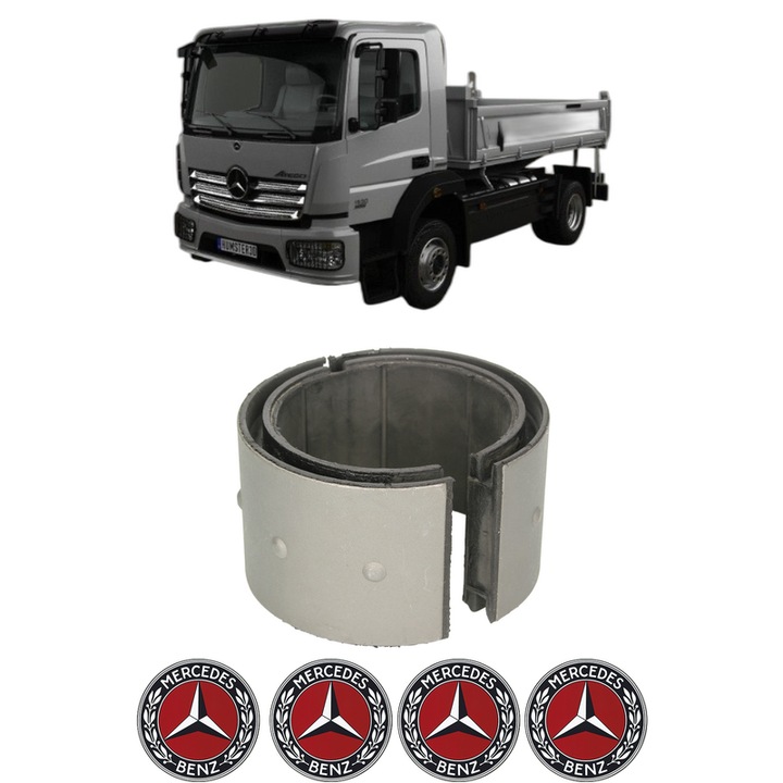 Bucsa bara stabilizatoare Spate Dreapta Stanga MERCEDES-BENZ ATEGO 3 din 2013-2017, Auto, Febi, 4x Stickere auto cu MERCEDES-BENZ