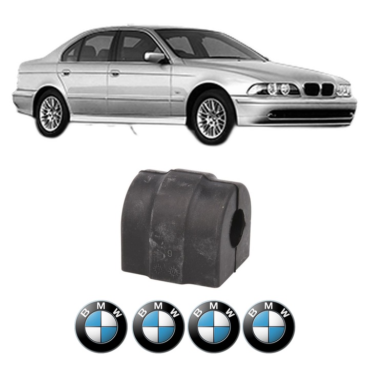 Bucsa bara stabilizatoare Fata Dreapta Stanga BMW Seria 5 (E39) din 1995-2003, Auto, Febi, 4x Stickere auto cu BMW