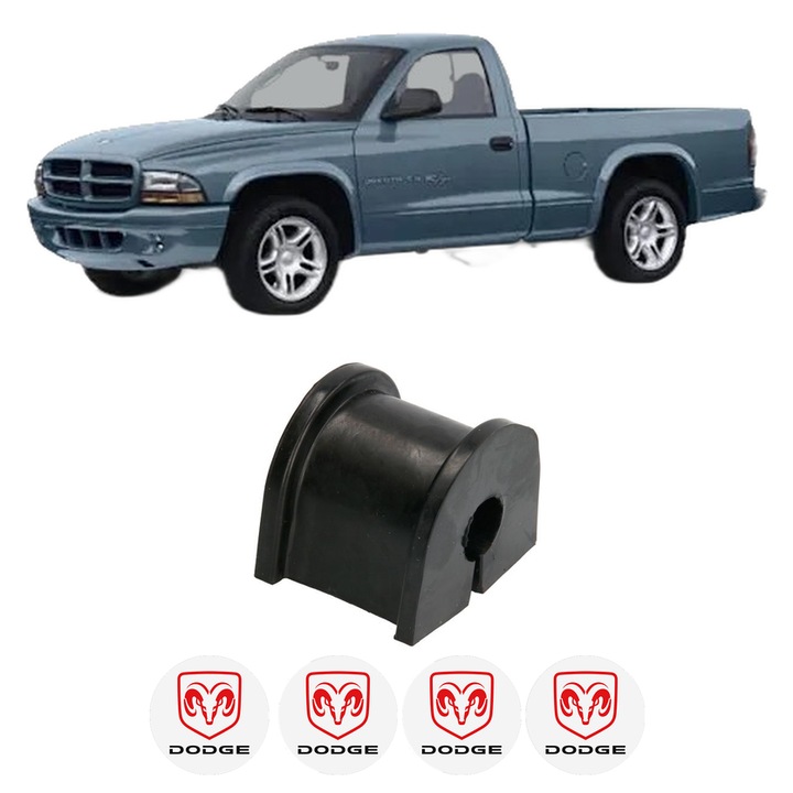 Bucsa bara stabilizatoare Spate Dreapta Stanga DODGE DAKOTA din 2000-2003, Auto, Febi, 4x Stickere auto cu DODGE