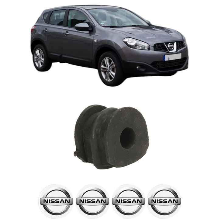 Bucsa bara stabilizatoare Spate Dreapta Stanga NISSAN QASHQAI I VAN (J10) din 2013-2014, Auto, Febi, 4x Stickere auto cu NISSAN