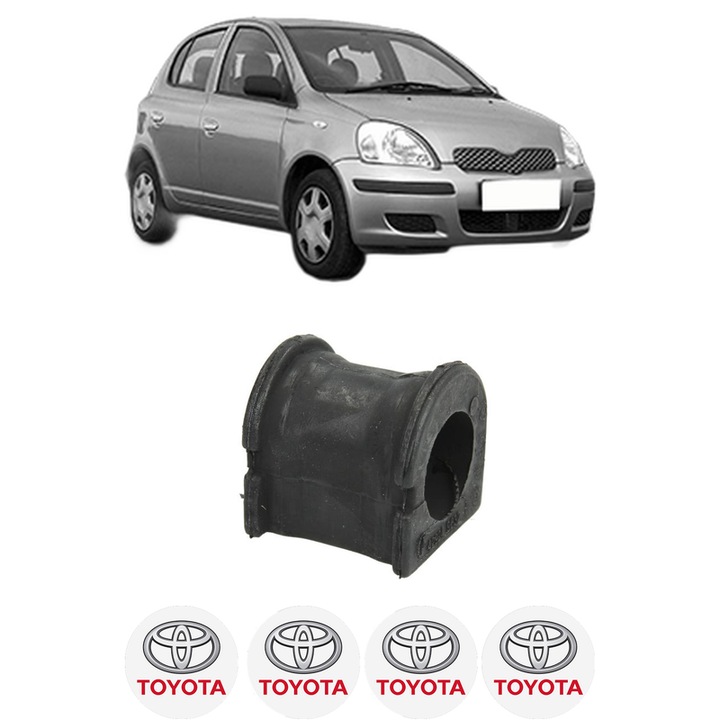 Bucsa bara stabilizatoare Fata Dreapta Stanga TOYOTA YARIS (_P1_) din 1999-2005, Auto, Febi, 4x Stickere auto cu TOYOTA