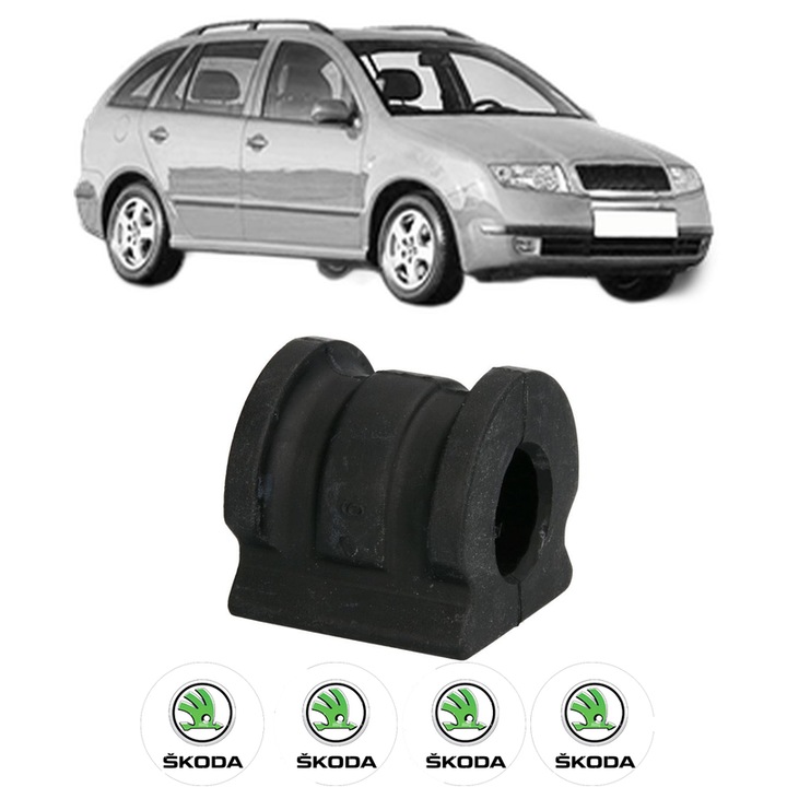 Bucsa bara stabilizatoare Fata Dreapta Stanga SKODA FABIA I Combi (6Y5) din 2000-2007, Auto, Febi, 4x Stickere auto cu SKODA