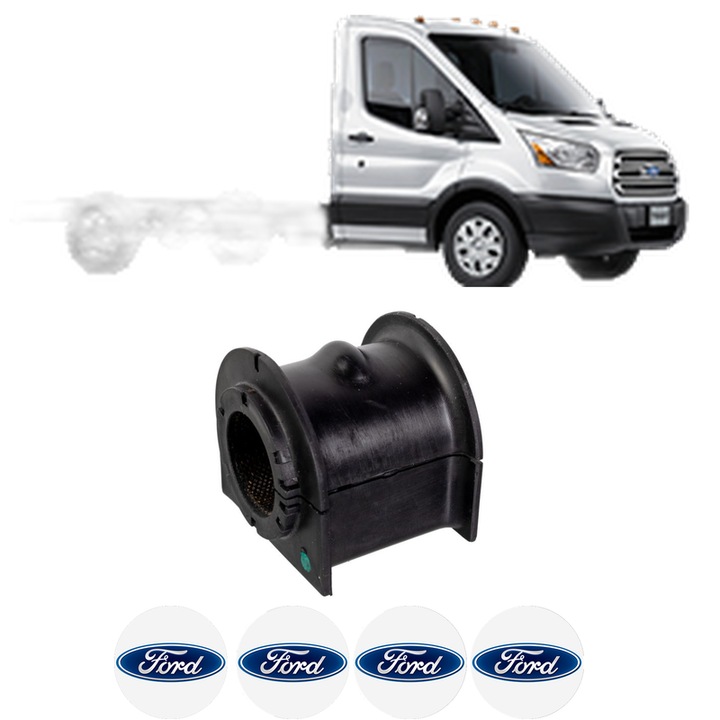 Bucsa bara stabilizatoare Fata Dreapta Stanga FORD TRANSIT V363 Platform/Chassis (FED, FFD) din 2013-2024, Auto, Febi, 4x Stickere auto cu FORD