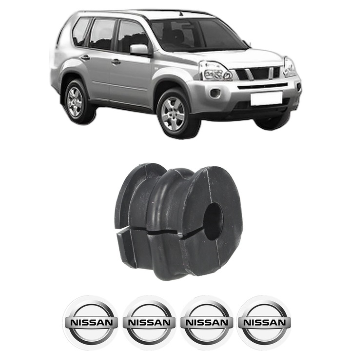 Bucsa bara stabilizatoare Spate Dreapta Stanga NISSAN X-TRAIL II (T31) din 2007-2013, Auto, Febi, 4x Stickere auto cu NISSAN