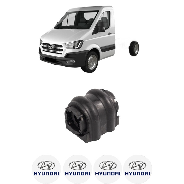 Bucsa bara stabilizatoare Spate Dreapta Stanga HYUNDAI H350 Platform/Chassis din 2015, Auto, Febi, 4x Stickere auto cu HYUNDAI