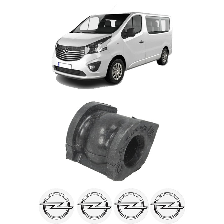 Bucsa bara stabilizatoare Fata Dreapta Stanga OPEL VIVARO B Bus (X82) din 2014-2019, Auto, Febi, 4x Stickere auto cu OPEL