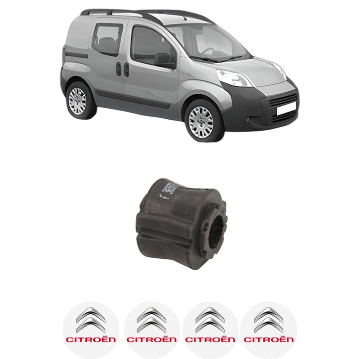 Bucsa bara stabilizatoare Fata Dreapta Stanga CITROEN NEMO MPV din 2009-2010, Auto, Febi, 4x Stickere auto cu CITROEN
