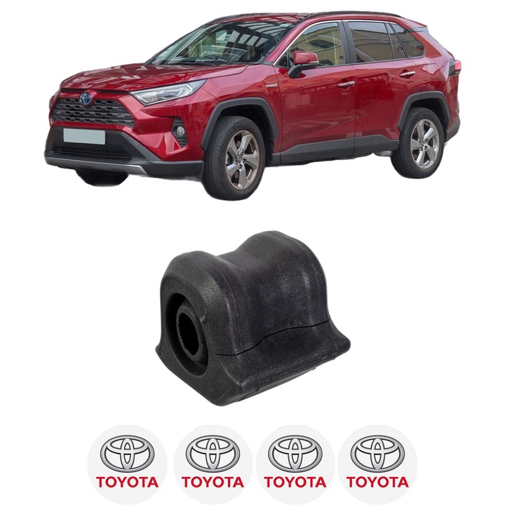 Bucsa bara stabilizatoare Fata Dreapta Stanga TOYOTA RAV 4 IV (_A4_) din 2012-2019, Auto, Febi, 4x Stickere auto cu TOYOTA