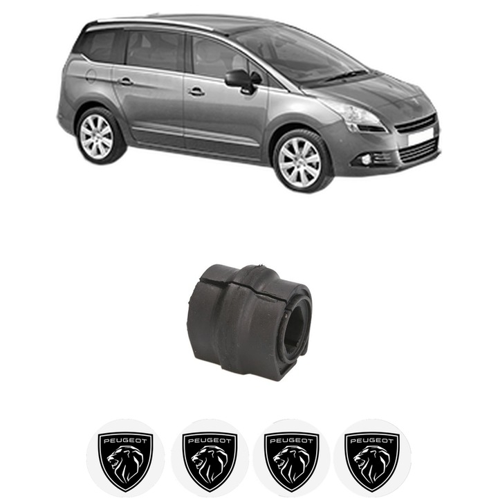 Bucsa bara stabilizatoare Fata Dreapta Stanga PEUGEOT 5008 (0U_, 0E_) din 2009-2017, Auto, Febi, 4x Stickere auto cu PEUGEOT