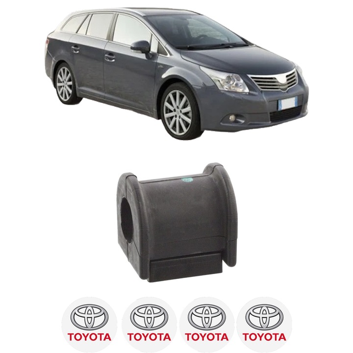 Bucsa bara stabilizatoare Spate Dreapta Stanga TOYOTA AVENSIS Estate (_T27_) din 2008-2018, Auto, Febi, 4x Stickere auto cu TOYOTA