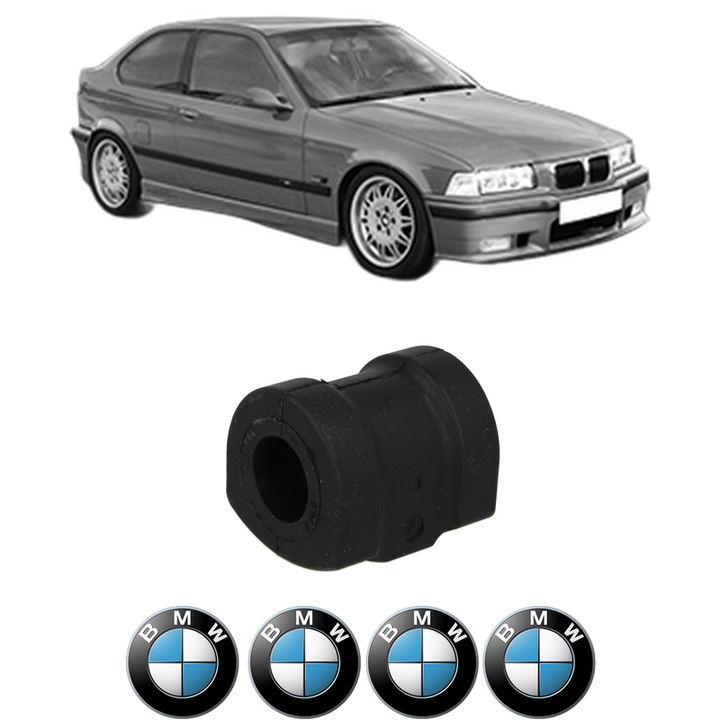 Bucsa bara stabilizatoare Fata Dreapta Stanga BMW Seria 3 Compact (E36) din 1994-2000, Auto, Febi, 4x Stickere auto cu BMW