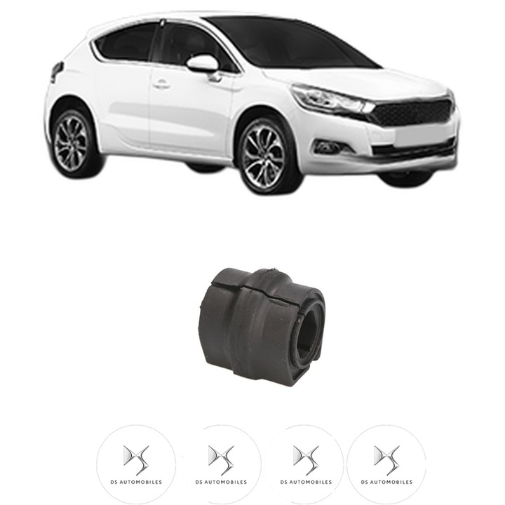 Bucsa bara stabilizatoare Fata Dreapta Stanga DS DS 4 / DS 4 CROSSBACK (NX_) din 2015-2018, Auto, Febi, 4x Stickere auto cu DS