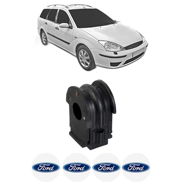 Bucsa bara stabilizatoare Fata Dreapta Stanga FORD FOCUS I Estate Van (DNW) din 1998-2005, Auto, Febi, 4x Stickere auto cu FORD
