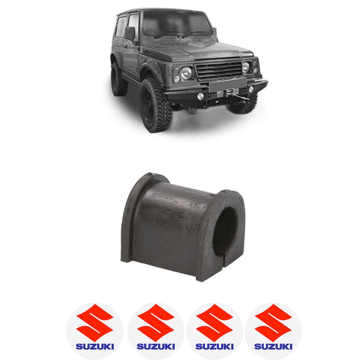 Bucsa bara stabilizatoare Fata Dreapta Stanga SUZUKI SAMURAI Closed Off-Road Vehicle (SJ_) din 1988-2004, Auto, Febi, 4x Stickere auto cu SUZUKI