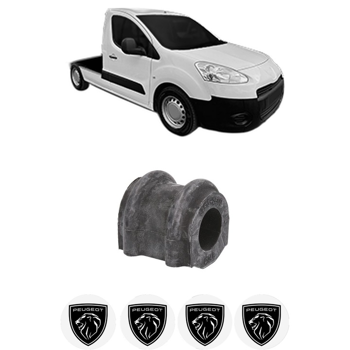 Bucsa bara stabilizatoare Fata Dreapta Stanga PEUGEOT PARTNER Platform/Chassis din 2009-2015, Auto, Febi, 4x Stickere auto cu PEUGEOT