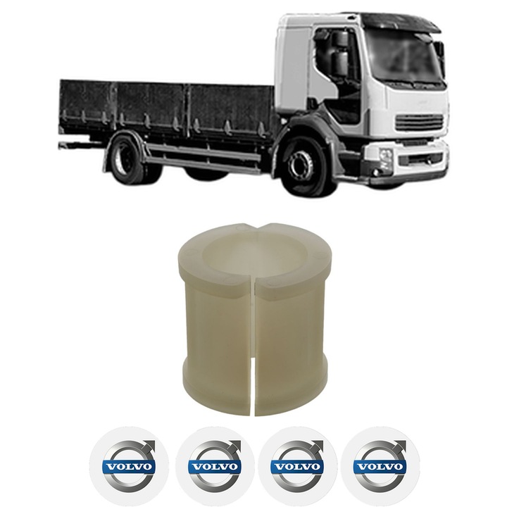 Bucsa bara stabilizatoare Spate Dreapta Stanga VOLVO FL II din 2006-2009, Auto, Febi, 4x Stickere auto cu VOLVO