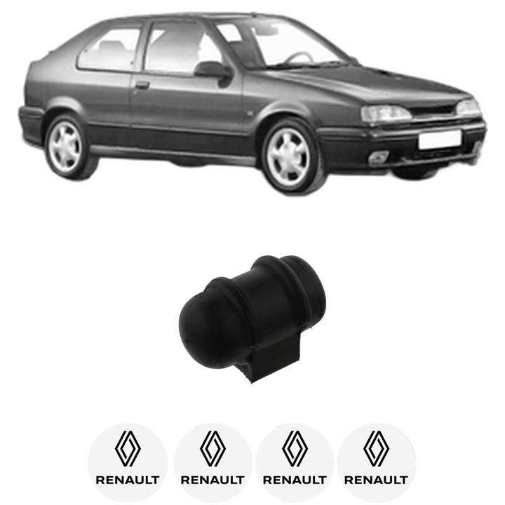 Bucsa bara stabilizatoare Fata Dreapta Stanga RENAULT 19 II (B/C53_) din 1992-1995, Auto, Febi, 4x Stickere auto cu RENAULT