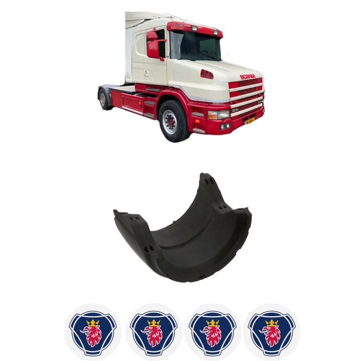 Bucsa bara stabilizatoare Spate Dreapta Stanga SCANIA T din 2004-2019, Auto, Febi, 4x Stickere auto cu SCANIA