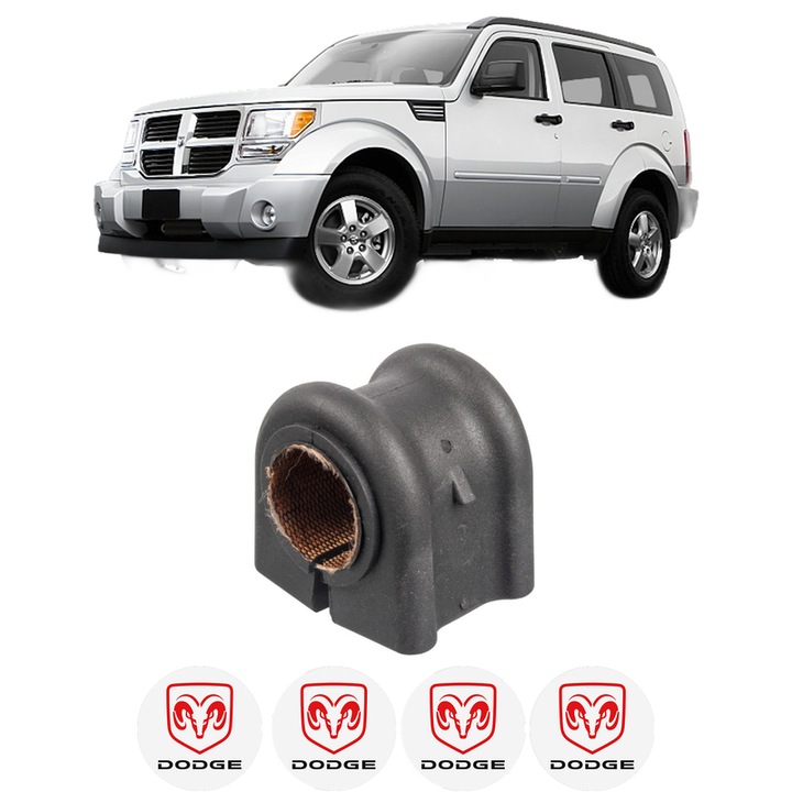 Bucsa bara stabilizatoare Fata Dreapta Stanga DODGE NITRO VAN (KA) din 2006-2011, Auto, Febi, 4x Stickere auto cu DODGE