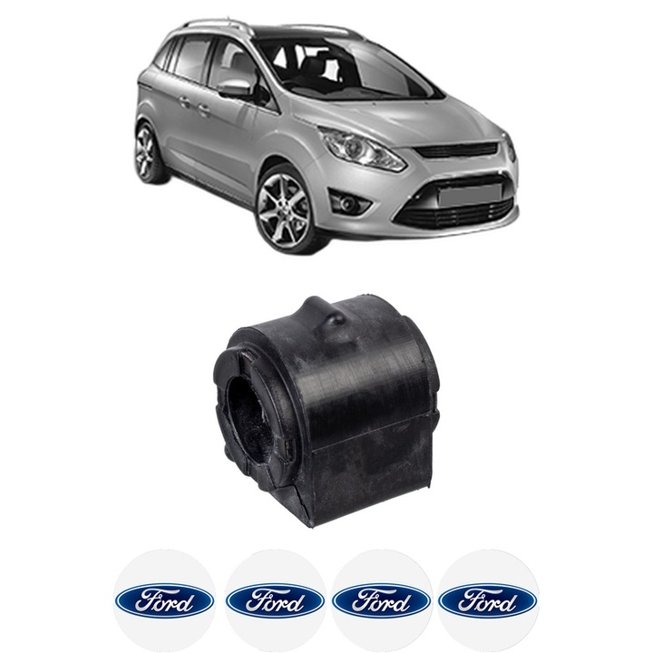 Bucsa bara stabilizatoare Fata Dreapta Stanga FORD C-MAX II (DXA/CB7, DXA/CEU) din 2010-2019, Auto, Febi, 4x Stickere auto cu FORD