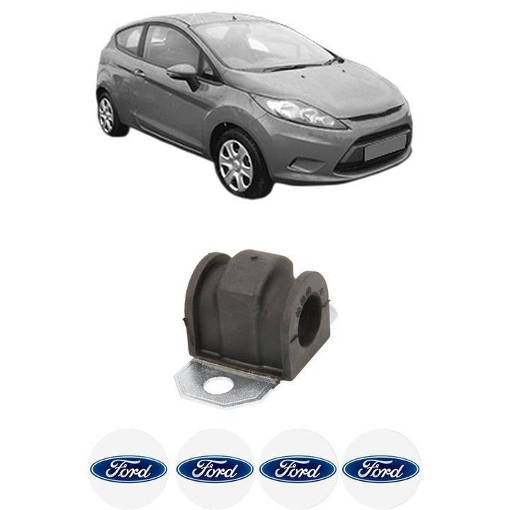 Bucsa bara stabilizatoare Fata Dreapta Stanga FORD FIESTA VI (CB1, CCN) din 2008-2018, Auto, Febi, 4x Stickere auto cu FORD
