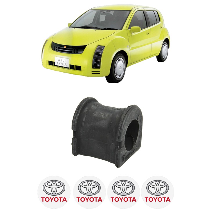 Bucsa bara stabilizatoare Fata Dreapta Stanga TOYOTA WILL CYPHA I (NCP7_) din 2001-2005, Auto, Febi, 4x Stickere auto cu TOYOTA