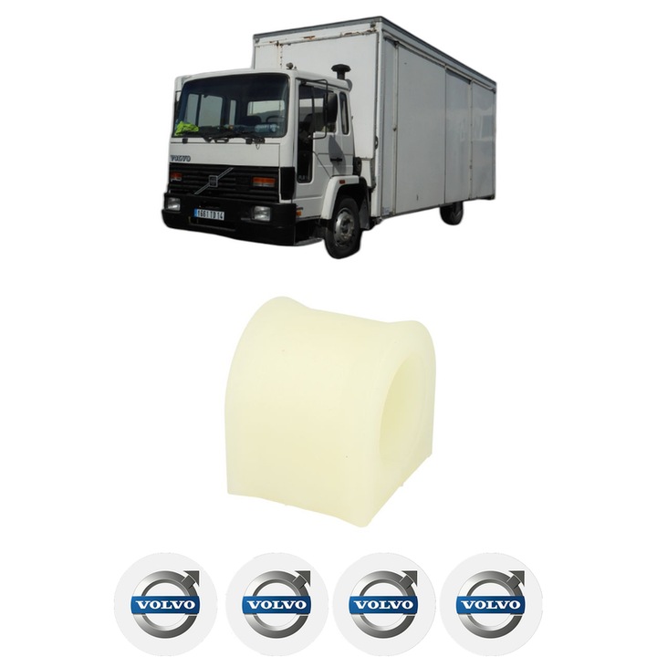 Bucsa bara stabilizatoare Fata Dreapta Stanga VOLVO FL6 din 1985-2000, Auto, Febi, 4x Stickere auto cu VOLVO