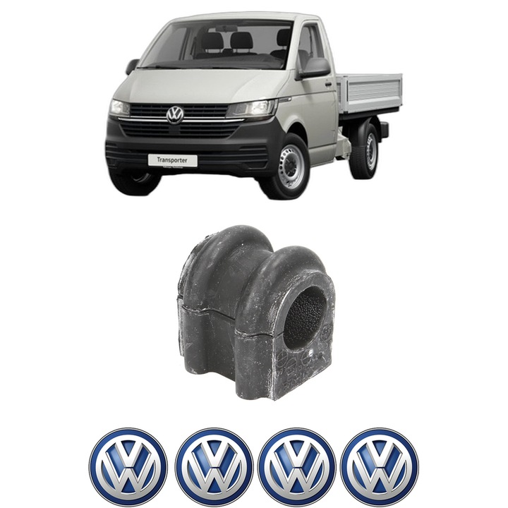 Bucsa bara stabilizatoare Fata Dreapta Stanga Volkswagen TRANSPORTER T5 Platform/Chassis (7JD, 7JE, 7JL, 7JY, 7JZ, 7F din 2003-2015, Auto, Febi, 4x Stickere auto cu Volkswagen