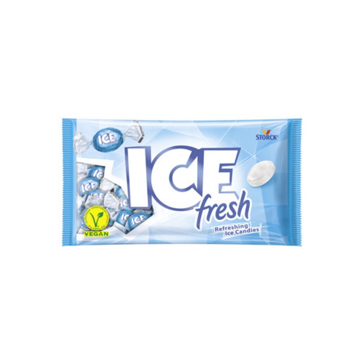 Bomboane Ice Fresh, menta, 125g