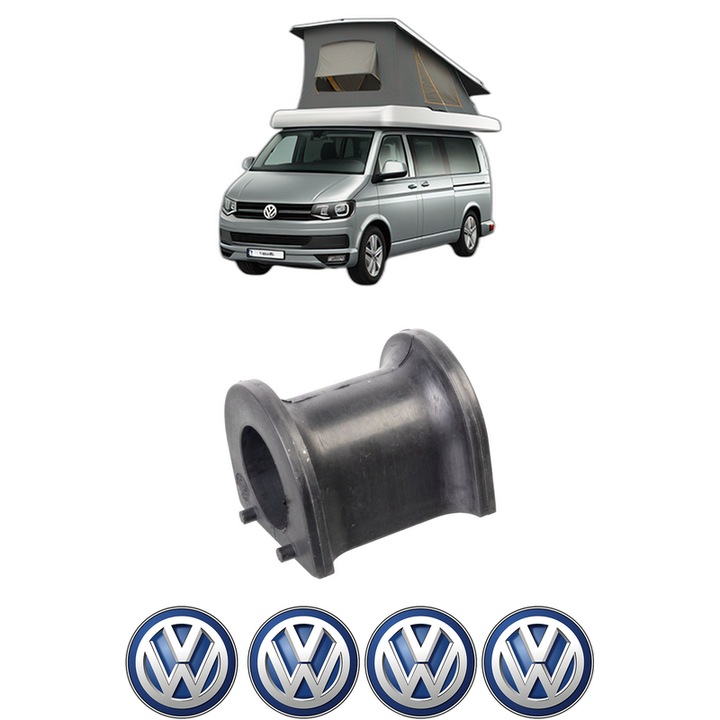 Bucsa bara stabilizatoare Spate Dreapta Stanga Volkswagen CALIFORNIA T6 Camper (SGC, SGG, SHC) din 2015-2024, Auto, Febi, 4x Stickere auto cu Volkswagen