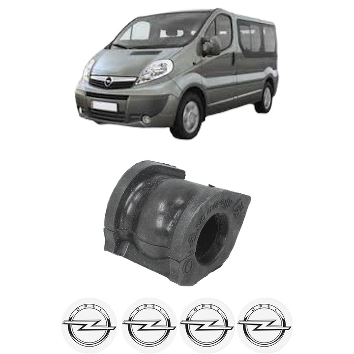 Bucsa bara stabilizatoare Fata Dreapta Stanga OPEL VIVARO A Bus (X83) din 2001-2014, Auto, Febi, 4x Stickere auto cu OPEL