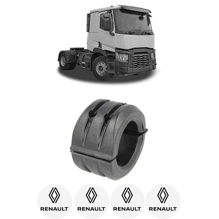 Bucsa bara stabilizatoare Spate Dreapta Stanga RENAULT TRUCKS C din 1983-2013, Auto, Febi, 4x Stickere auto cu RENAULT TRUCKS