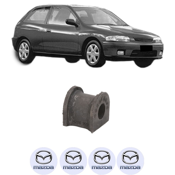 Bucsa bara stabilizatoare Spate Dreapta Stanga MAZDA 323 P V (BA) din 1996-1998, Auto, Febi, 4x Stickere auto cu MAZDA