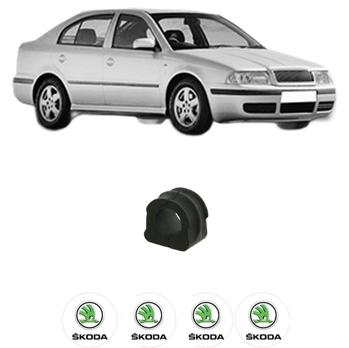 Bucsa bara stabilizatoare Fata Dreapta Stanga SKODA OCTAVIA I (1U2) din 1996-2010, Auto, Febi, 4x Stickere auto cu SKODA
