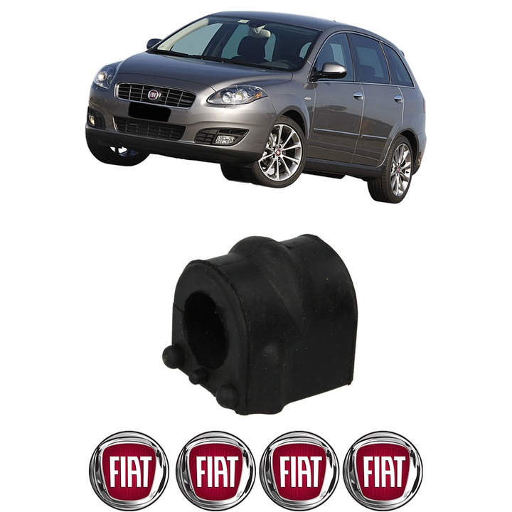 Bucsa bara stabilizatoare Fata Dreapta Stanga FIAT CROMA (194_) din 2005-2011, Auto, Febi, 4x Stickere auto cu FIAT