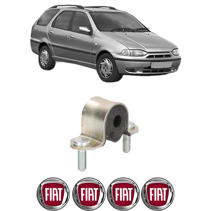 Bucsa bara stabilizatoare Fata Dreapta Stanga FIAT PALIO Weekend (178_, 173_, 373_, 374_, 171_) din 1996-2012, Auto, Febi, 4x Stickere auto cu FIAT