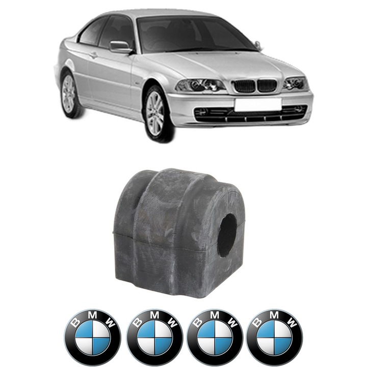 Bucsa bara stabilizatoare Fata Dreapta Stanga BMW Seria 3 (E46) din 1997-2005, Auto, Febi, 4x Stickere auto cu BMW