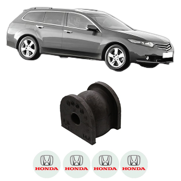 Bucsa bara stabilizatoare Spate Dreapta Stanga HONDA ACCORD VIII Estate (CW) din 2008-2015, Auto, Febi, 4x Stickere auto cu HONDA