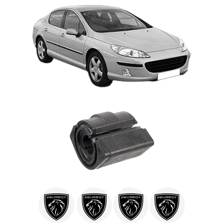 Bucsa bara stabilizatoare Fata Dreapta Stanga PEUGEOT 407 (6D_) din 2004-2011, Auto, Febi, 4x Stickere auto cu PEUGEOT