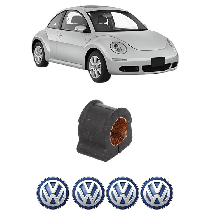 Bucsa bara stabilizatoare Fata Dreapta Stanga Volkswagen NEW BEETLE (9C1, 1C1) din 1998-2010, Auto, Febi, 4x Stickere auto cu Volkswagen