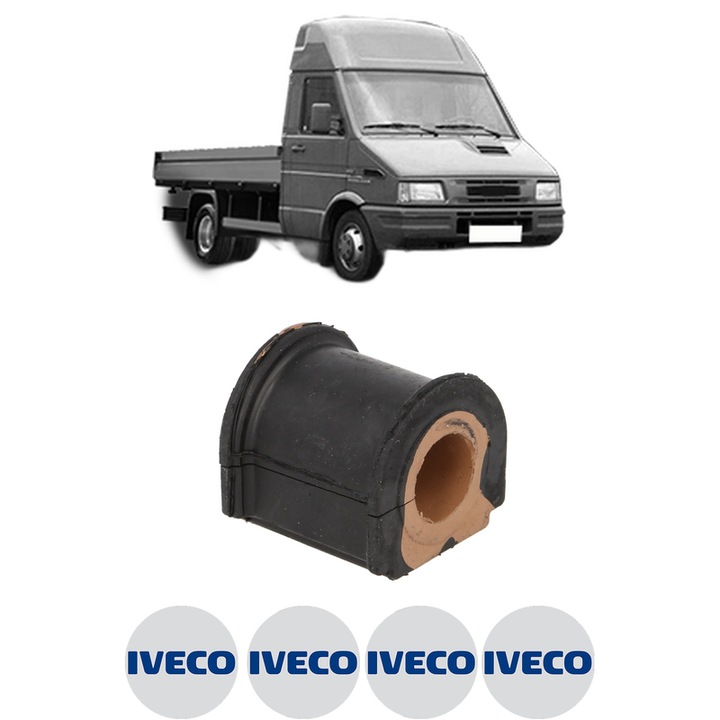 Bucsa bara stabilizatoare Spate IVECO DAILY II Platform/Chassis din 1989-1999, Auto, Febi, 4x Stickere auto cu IVECO