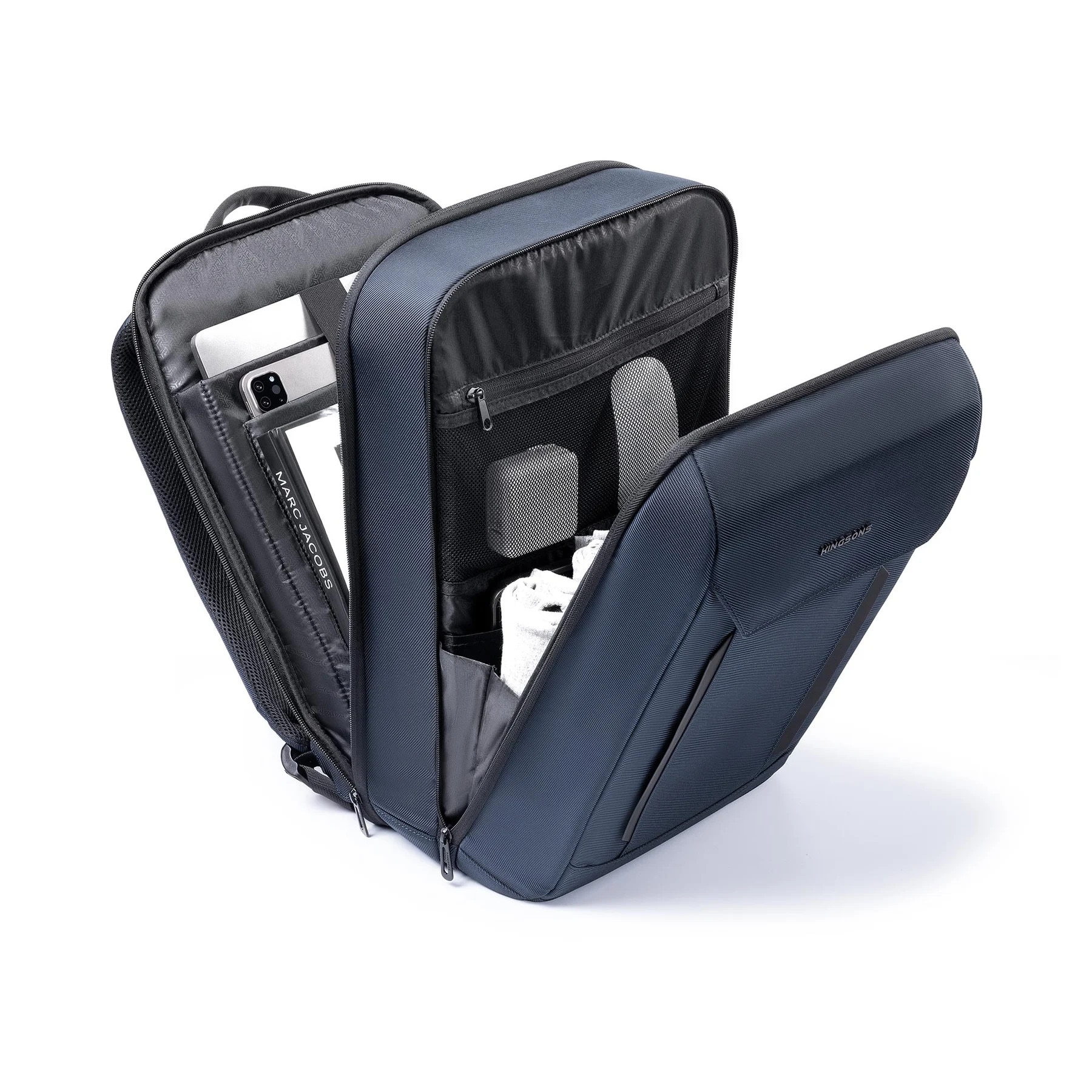 Rucsac pentru laptop Kingsons Gearmax, 15.6'', albastru închis