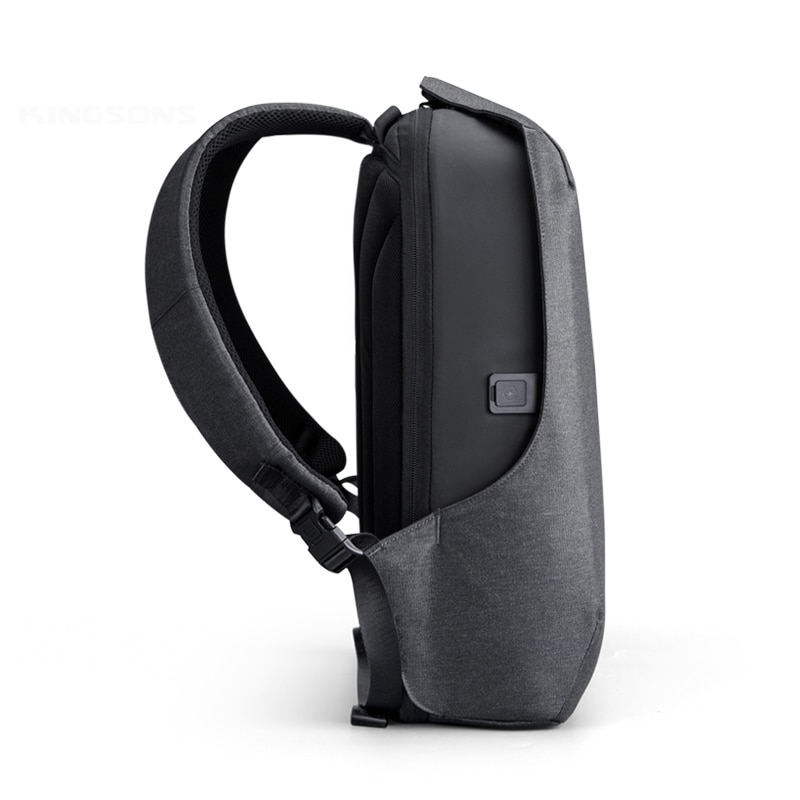 Rucsac pentru laptop Kingsons Shadow Pro, 15.6'', negru