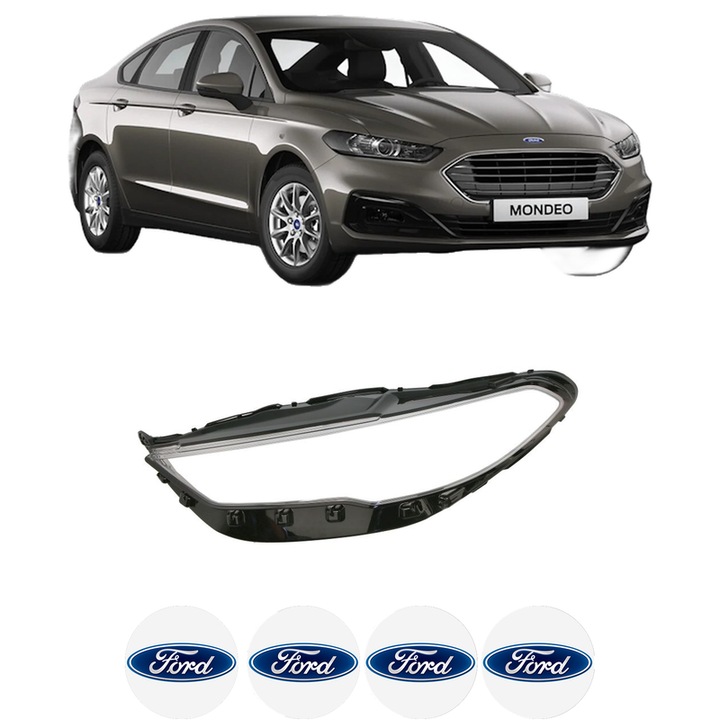 Sticla Far Stanga FORD MONDEO V Saloon (CD) din 2012-2019, Auto, 4x Stickere auto cu FORD