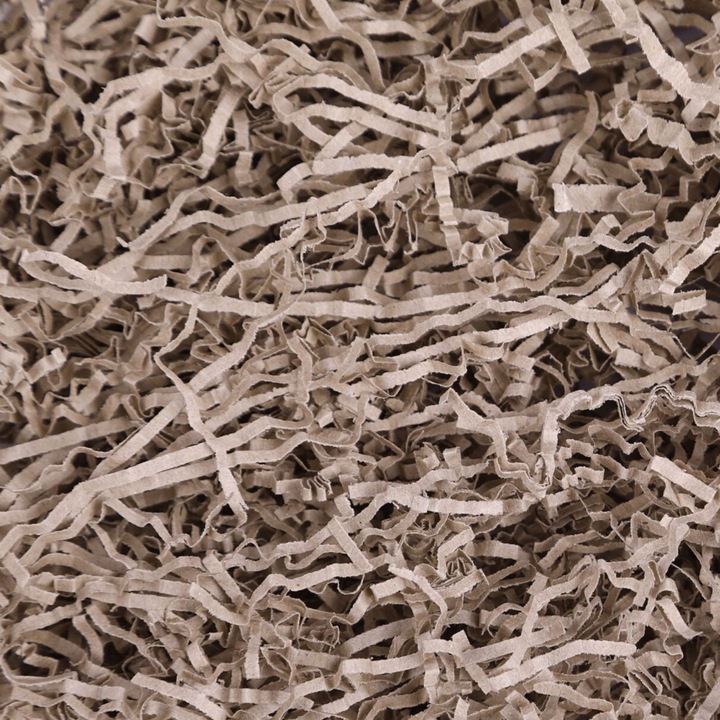 Еко натурална хартия за опаковане, Creative Deco, 1000 г, рециклируема, жълт цвят, пълнеж за подаръци и кошници