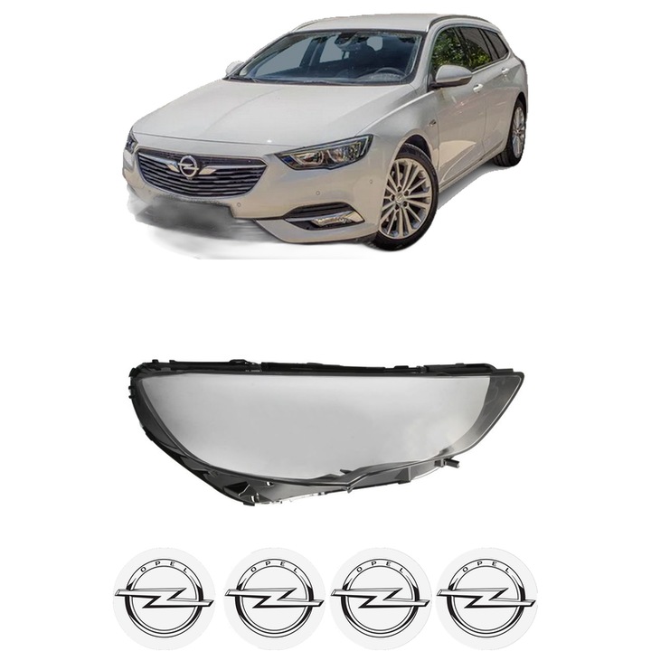 Sticla Far Dreapta OPEL INSIGNIA B Country Tourer (Z18) din 2017, Auto, 4x Stickere auto cu OPEL