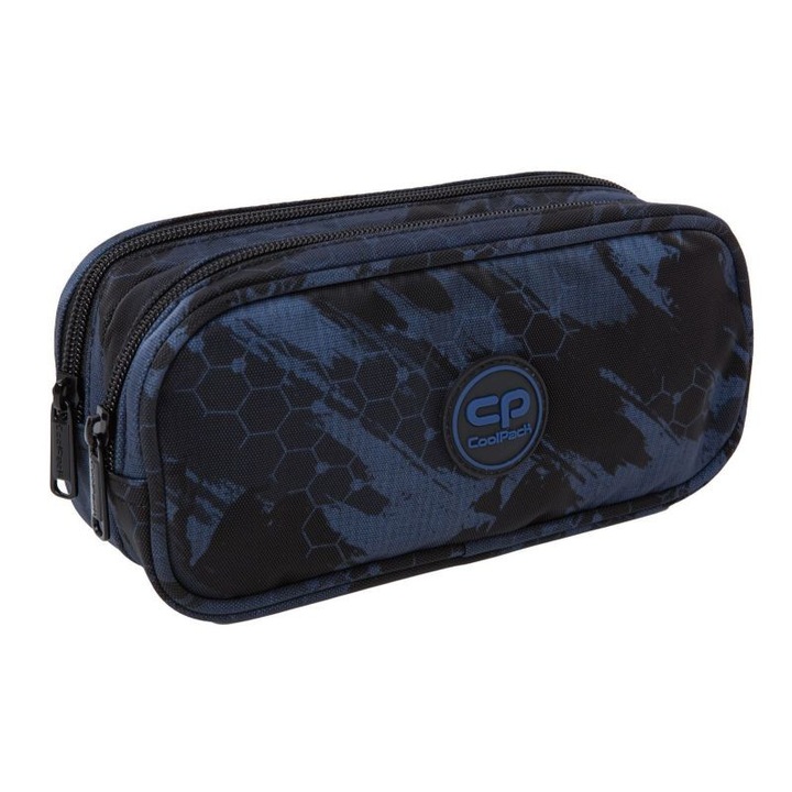 Несесер CoolPack Duke Kick Navy, С два ципа, 23 х 11 х 8,5 см