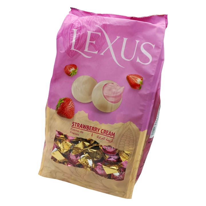 Bomboane de ciocolata cu crema de capsuni Lexus 1kg