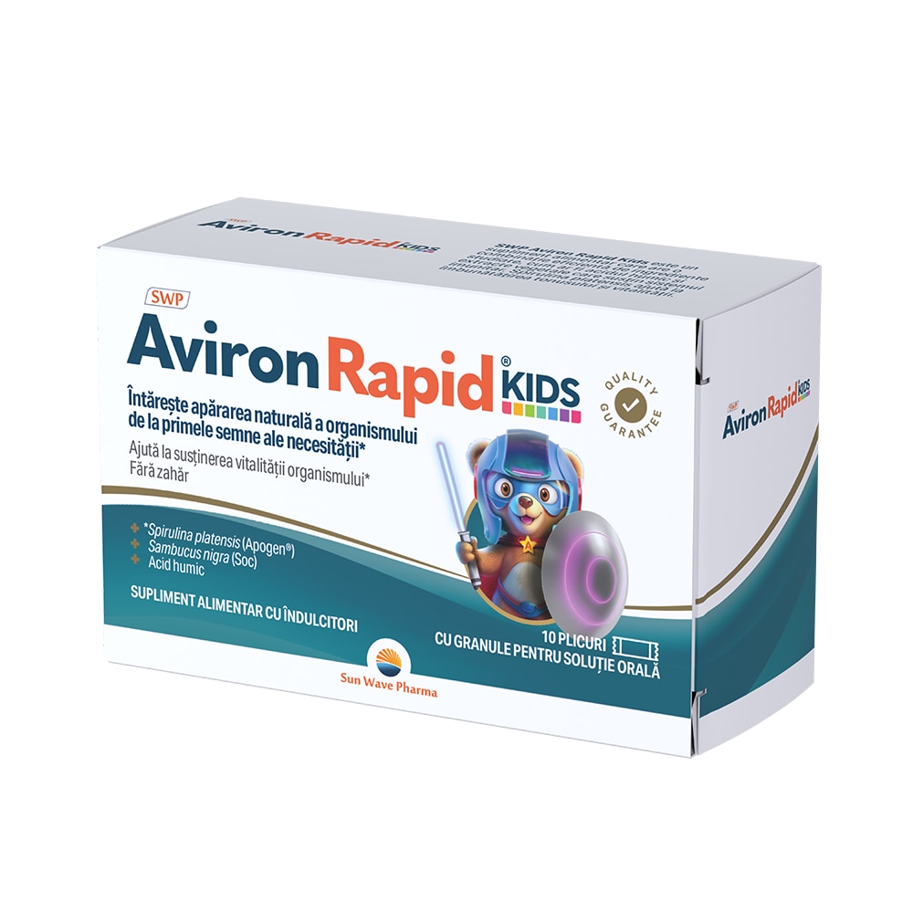 Aviron Rapid Kids, Sun Wave Pharma, humat de sodiu, extract de ...