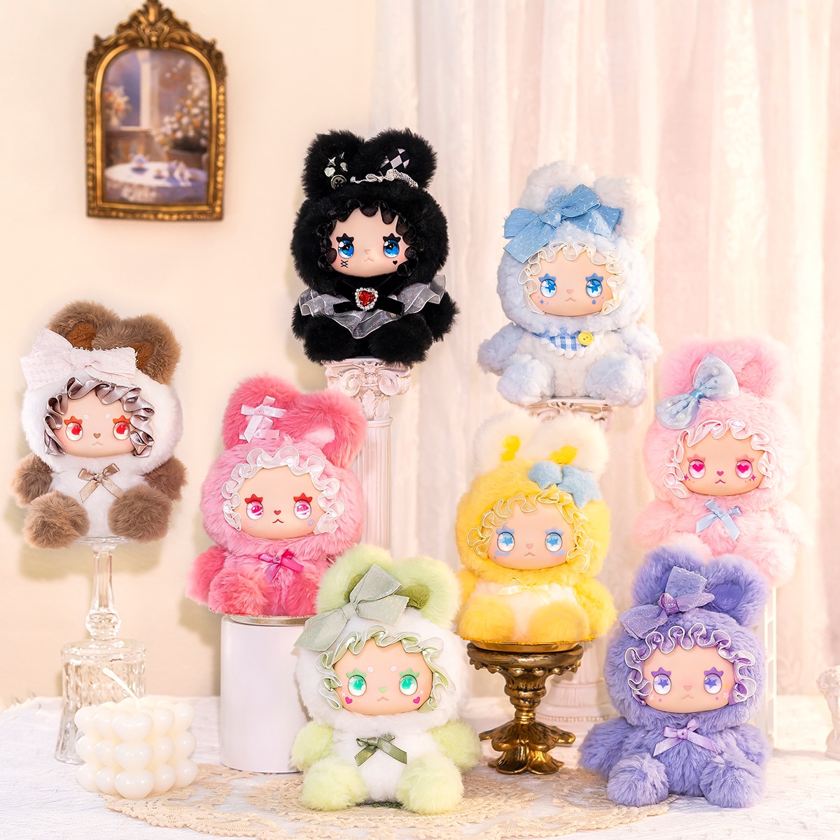 ✨ジュエリーショップRAmuu✨ Jucarie de plus breloc Surpriza Pop Top Lovely Emma − Iepurasii